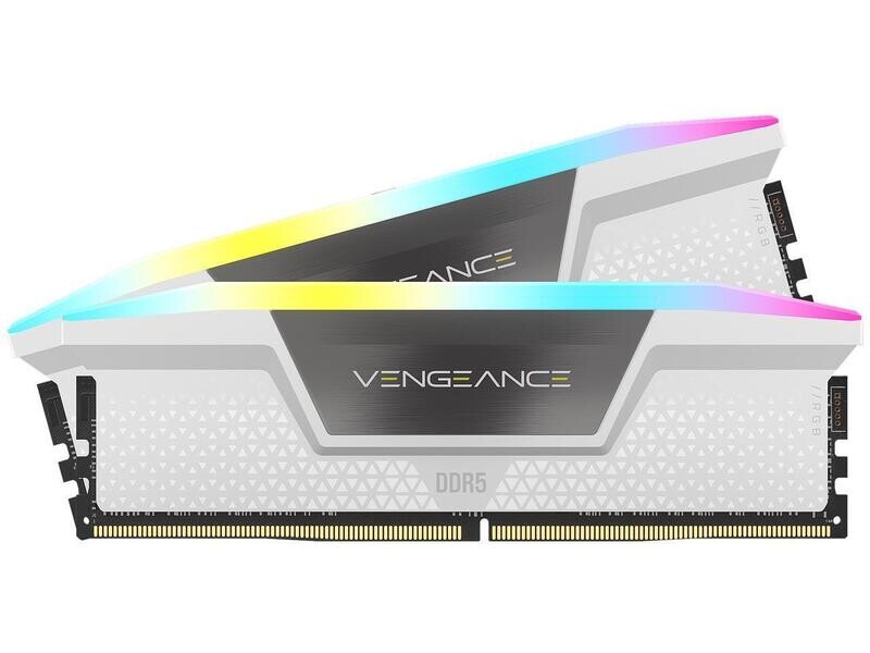 CORSAIR Vengeance RGB 32GB (2 x 16GB) 288-Pin PC RAM DDR5 6000 (PC5 48000) Intel