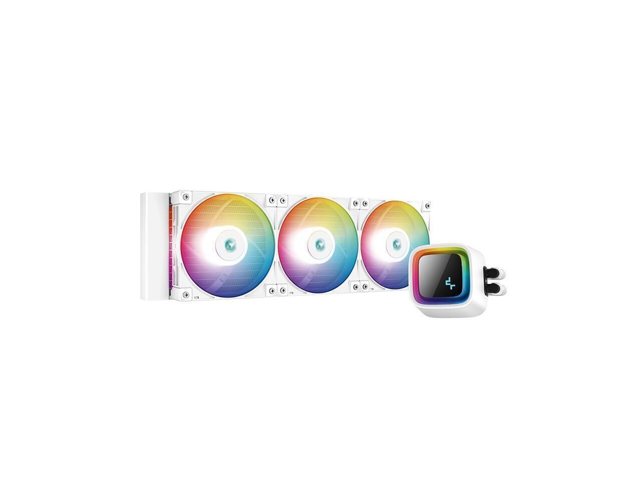 Deepcool R-LS720-WHAMNT-G-1 LS720 WH 360 RGB AIO Liquid CPU Cooler - White