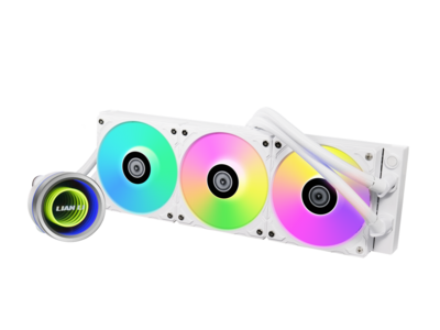 Lian Li Galahad II Trinity 360mm All in One Liquid CPU Cooling Kit - White