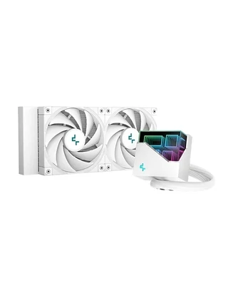 DeepCool LT520 WH Processor All-in-one liquid cooler 12 cm White