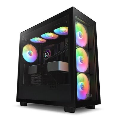NZXT H7 Elite Premium ATX Mid-Tower PC Case (BLACK)
