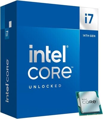 Intel - Core i7-14700K 14th Gen 20-Core 28-Thread - 4.3GHz (5.6GHz Turbo) Socket LGA 1700 Unlocked Desktop Processor - Multi Intel - Core i7-14700K 14th Gen 20-Core 28-Thread - 4.3GHz (5.6GHz Turbo) Socket LGA 1700 Unlocked Desktop Processor - Multi