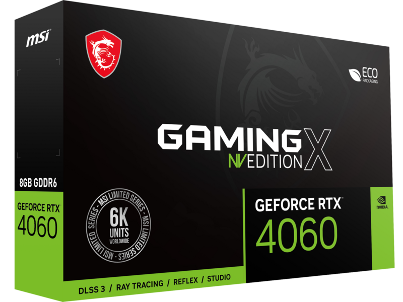 MSI VCX Geforce RTX 4060 8Gb