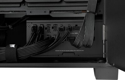 CORSAIR - RMx Shift Series RM1200x 80 Plus Gold Fully Modular ATX Power Supply with Modular Side Interface - Black