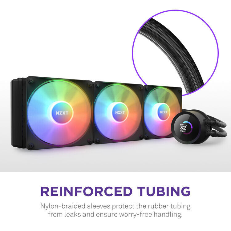 NZXT 360mm Kraken Elite RGB All-in-One Liquid CPU Cooler (Black) NZXT 360mm Kraken Elite RGB All-in-One Liquid CPU Cooler (Black)