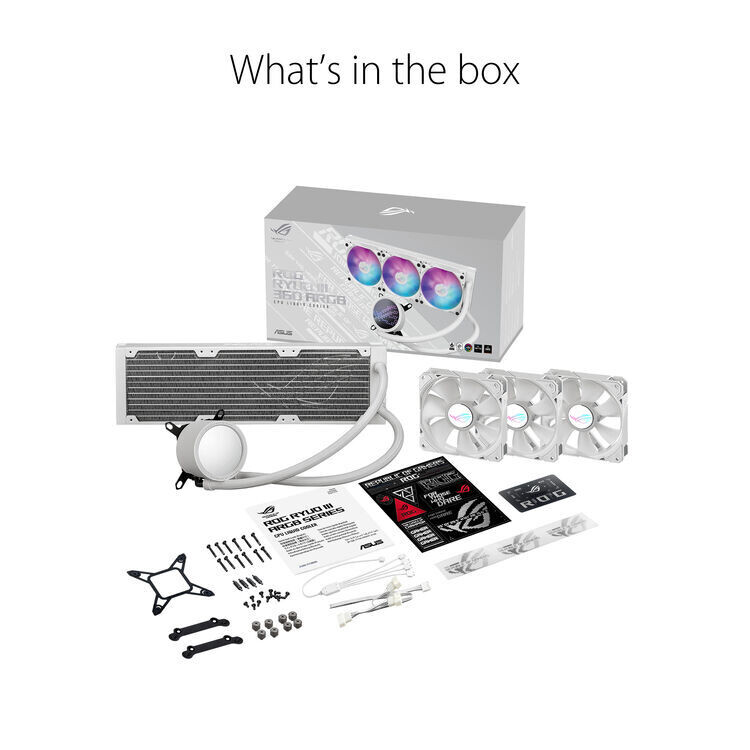 ASUS ROG RYUO III 360 ARGB All-in-One Liquid CPU Cooler (White)