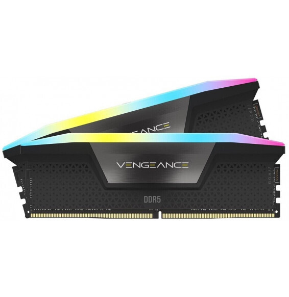 CORSAIR VENGEANCE RGB 32GB KIT (2 X 16GB), DDR5, 6000MHZ (PC5-48000), CL30, 1.4V, XMP 3.0, PMIC, AMD OPTIMISED, DIMM MEMORY