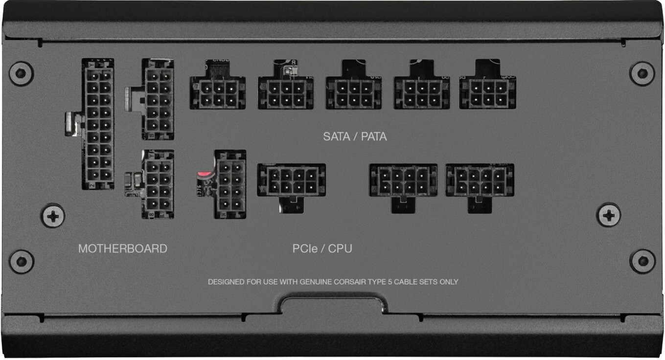 CORSAIR - RMx Shift Series RM850x 80 Plus Gold Fully Modular ATX Power Supply with Modular Side Interface - Black