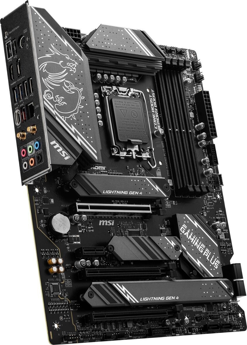 MSI - Z790 GAMING PLUS WIFI USB 3.2 Intel Motherboard - Black