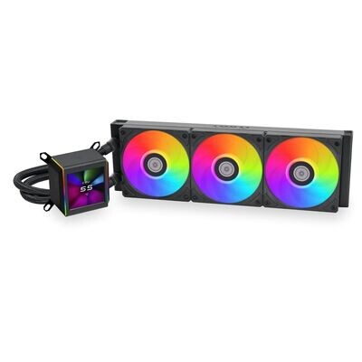 Lian Li GA2ALCD36B Galahad II LCD 360 AIO CPU Liquid Cooler (Black)