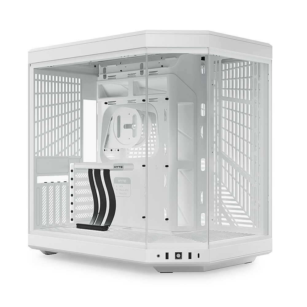 HYTE Y70 ATX Mid-Tower Case - White Model:CS-HYTE-Y70-WW No LCD screen in front Case only