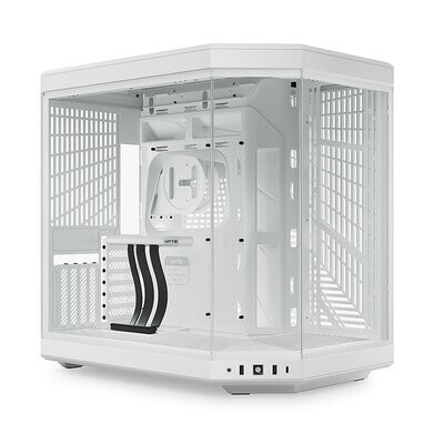 HYTE Y70 ATX Mid-Tower Case - White Model:CS-HYTE-Y70-WW No LCD screen in front Case only