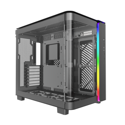 MONTECH KING 95 (B) Dual-Chamber ATX Mid-Tower PC Gaming Case Black