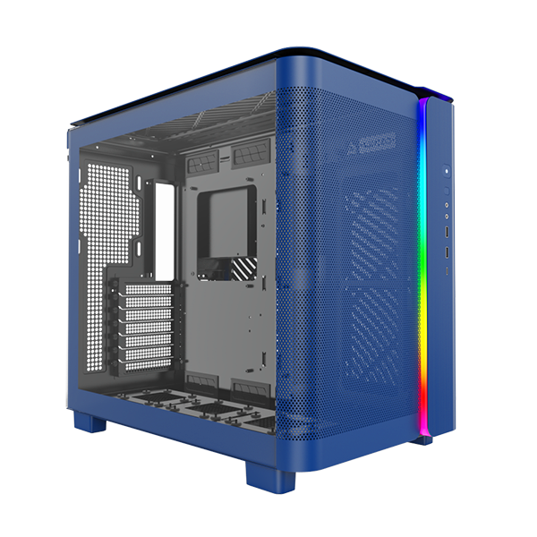 MONTECH KING 95 (PRUSSIAN BLUE) Dual-Chamber ATX Mid-Tower PC Gaming Case