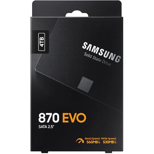 Samsung 4TB 870 EVO SATA III 2.5" Internal SSD