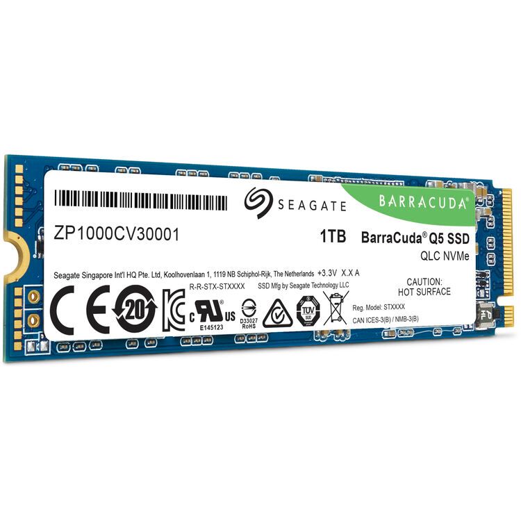 Seagate 1TB BarraCuda Q5 PCIe M.2 Internal SSD