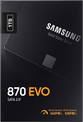 Samsung 870 EVO SATA III SSD 1TB 2.5”