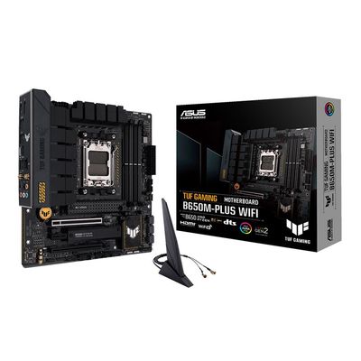 ASUS B650M-PLUS TUF Gaming WiFi AMD AM5 microATX Motherboard
