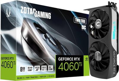 ZOTAC GAMING GeForce RTX 4060 Ti 8GB Twin Edge OC DLSS 3 8GB