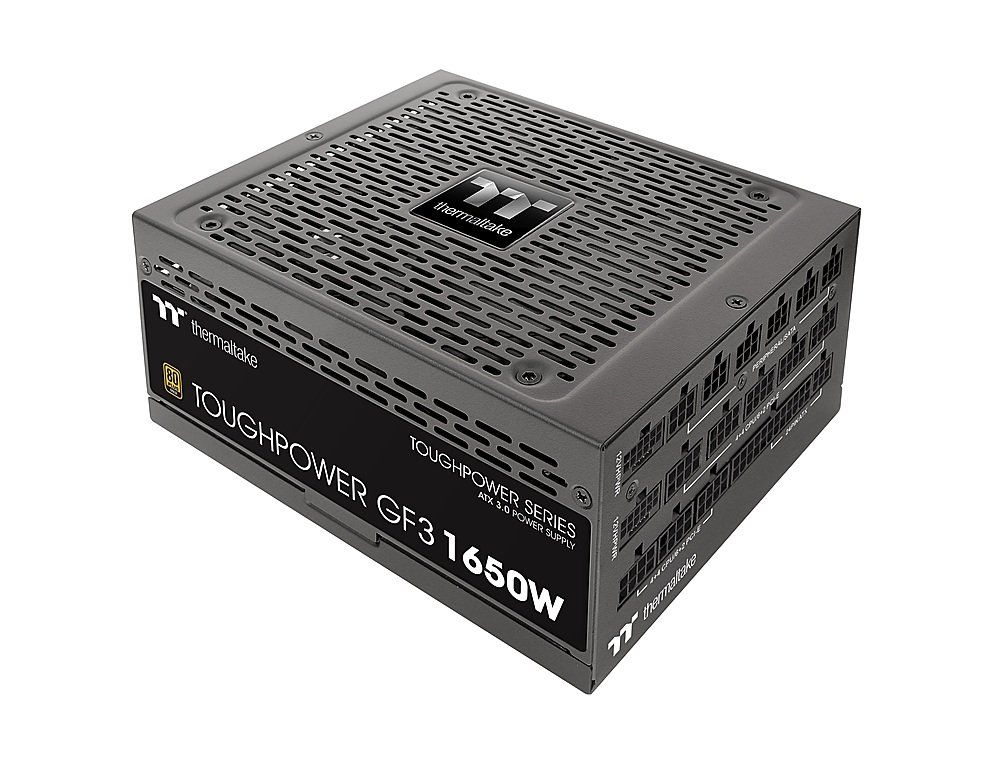 Thermaltake ToughPower GF3 TPD-1650AH3FSG - TT Premium Edition - power supply (internal) - ATX12V - 80 PLUS Gold - 1650 Watt - active PFC - black