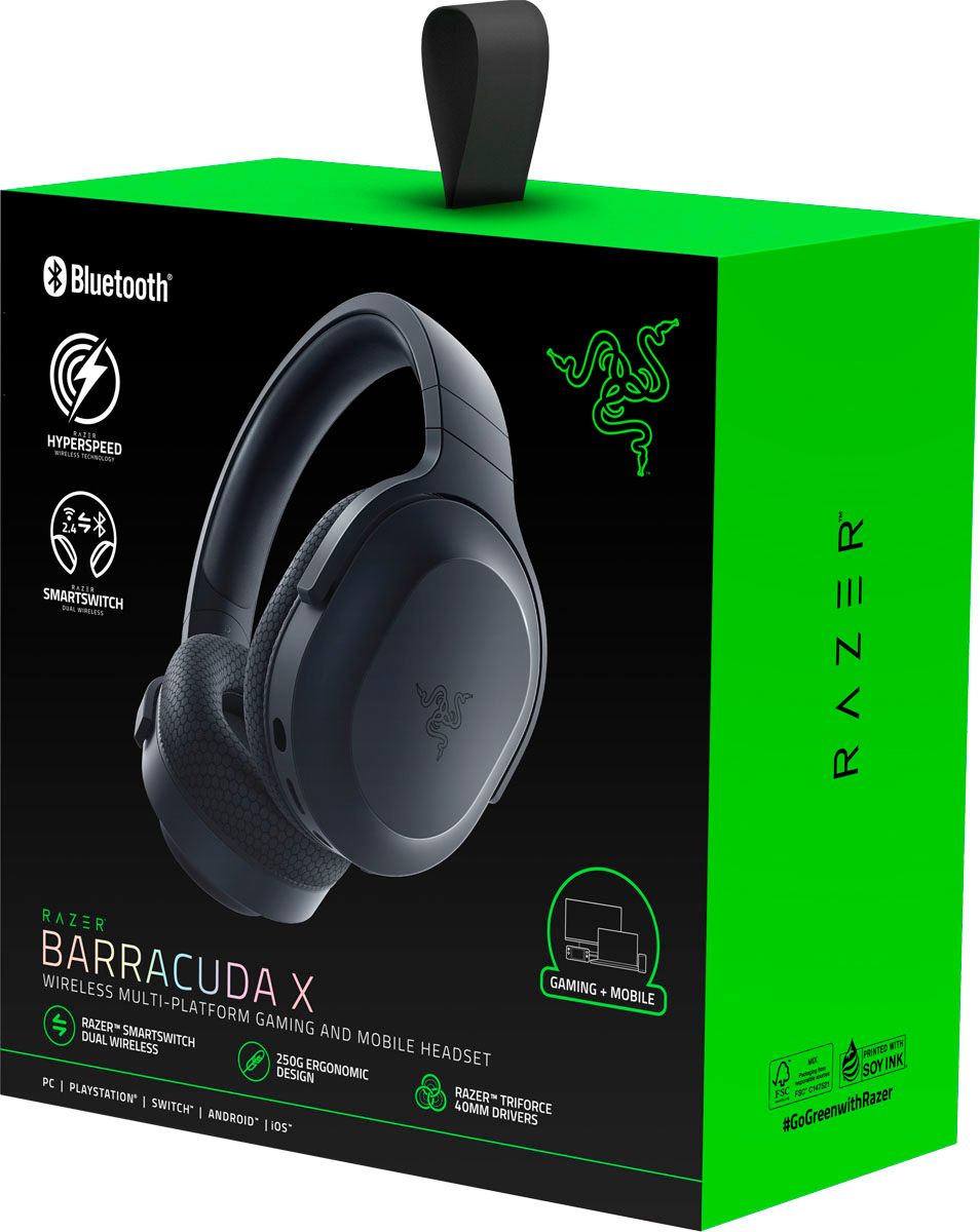 Razer Barracuda X Wireless Gaming Headset for PlayStation 4/5/PC - Black