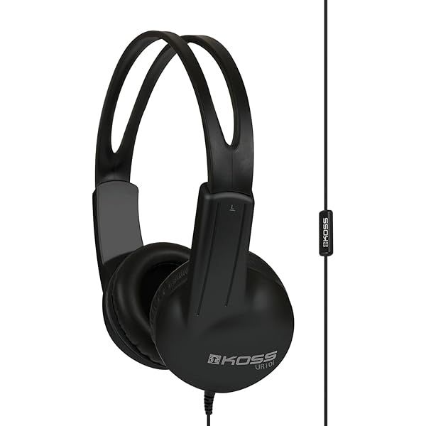 Koss TM602 Headphone - Stereo - Black - Mini-phone - Wired - 32 Ohm - 100 Hz 18 kHz - Dynamic - Over-the-head - Binaural - Semi-open - 4 ft Cable