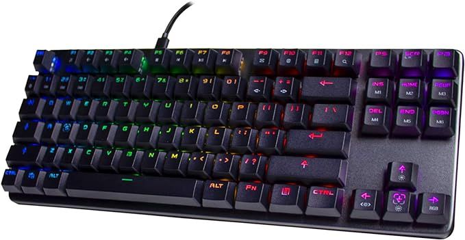 TECWARE Phantom L, Low Profile Mechanical Keyboard, RGB LED (Outemu Brown Switch)