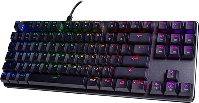 TECWARE Phantom L, Low Profile Mechanical Keyboard, RGB LED (Outemu Brown Switch)