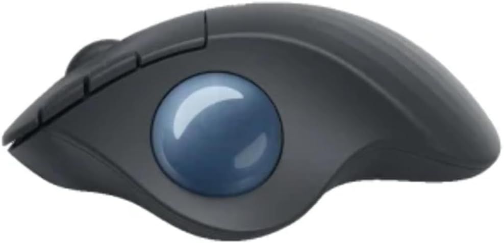 Logitech M575 Ergonomic Wireless Trackball USB Mouse, Black