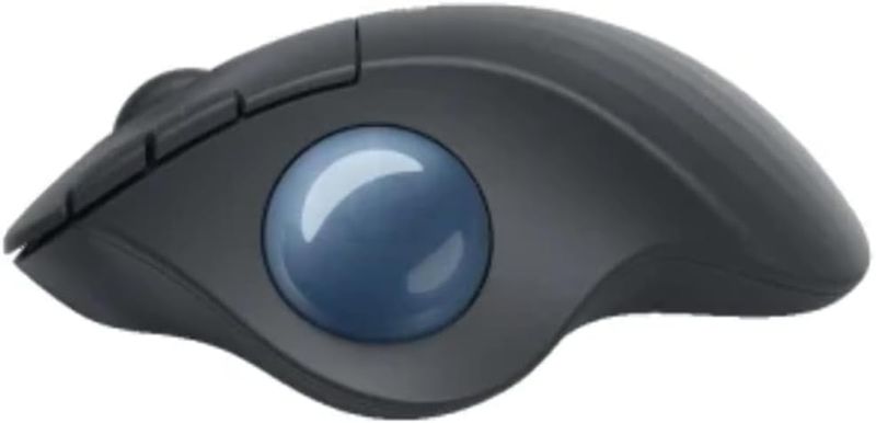 Logitech M575 Ergonomic Wireless Trackball USB Mouse, Black