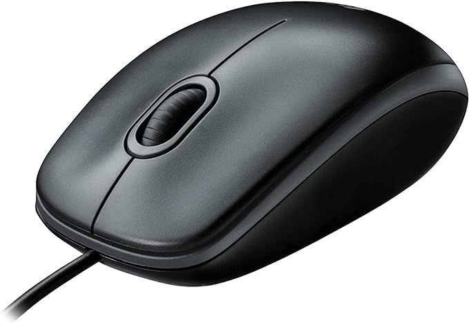 Logitech B100 Optical USB Mouse,Black