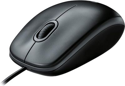 Logitech B100 Optical USB Mouse,Black