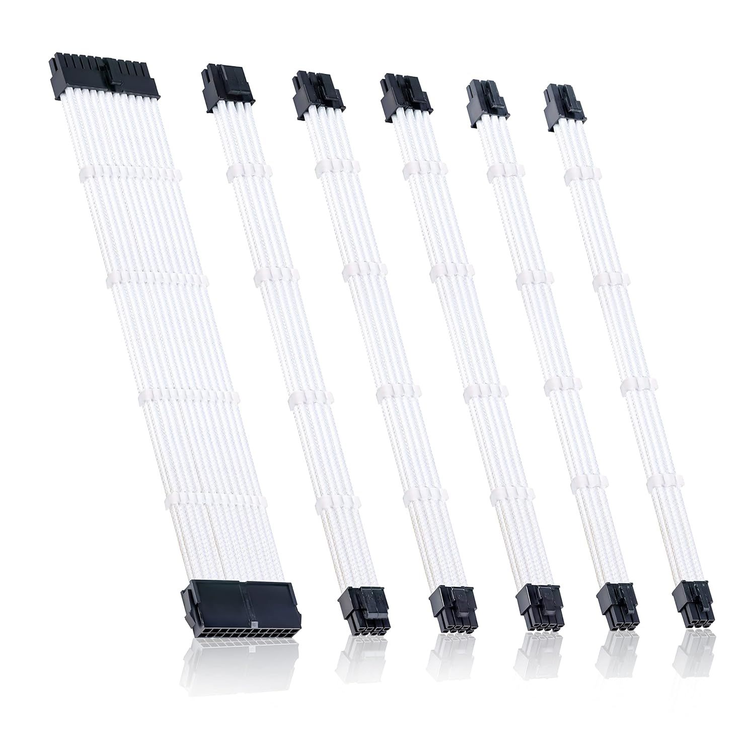 Braided ATX Sleeved Cable Extension Kit