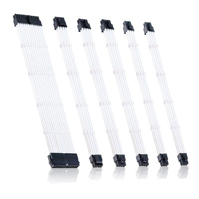Braided ATX Sleeved Cable Extension Kit