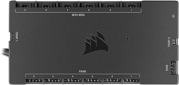 CORSAIR iCUE COMMANDER CORE XT, Digital Fan Speed and RGB Lighting Controller