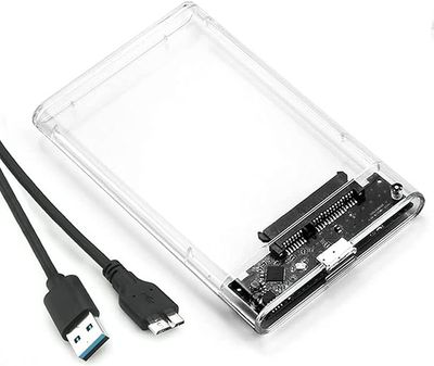 2.5 inch External Hard Drive Enclosure, Tool-Free USB 3.0 to SATA SSD HDD Enclosure for 7mm and 9.5mm, Laptop Computer Hard Drive Case Support UASP and Trim 2.5 inch External Hard Drive Enclosure, Tool-Free USB 3.0 to SATA SSD HDD Enclosure for 7mm and 9.5mm, Laptop Computer Hard Drive Case Support UASP and Trim
