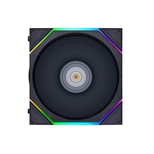 Lian Li UNI Fan TL 120 Reverse Blade- LCP Fan Blade-Customize Lighting- Black