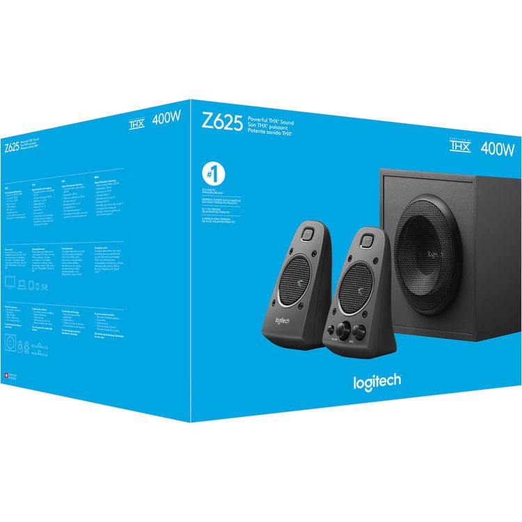Logitech Z625 Speaker System with Subwoofer and Optical Input