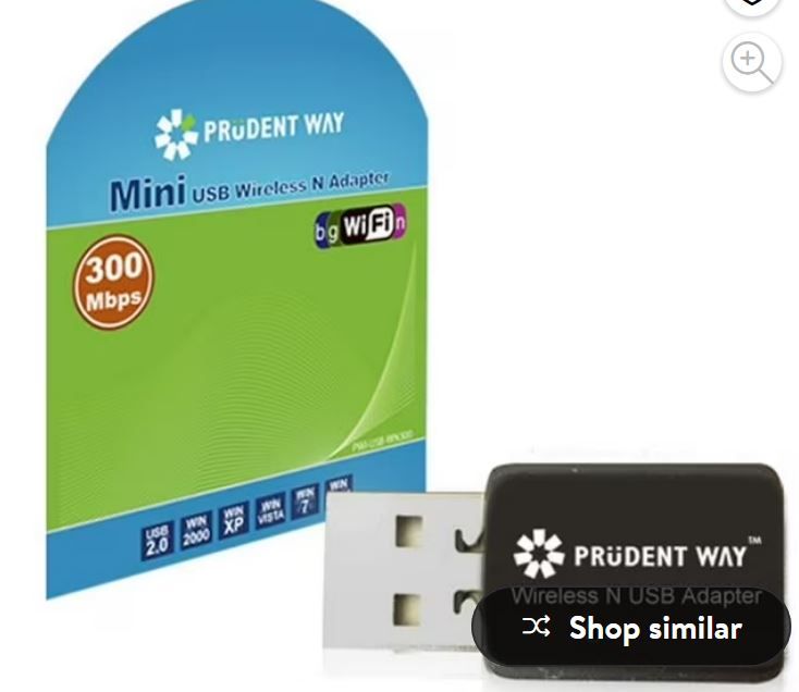 Prudent Way AC600 Wireless Dual Band mini USB 2.0 Adapter