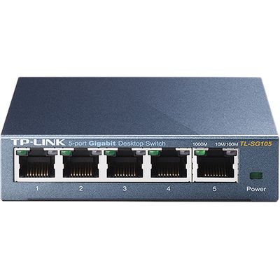 TP-Link TL-SG105 5-Port 10/100/1000 Mb/s Desktop Switch