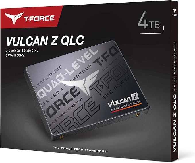 TEAMGROUP T-Force Vulcan Z 4TB SLC Cache 3D NAND QLC 2.5