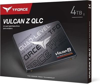 TEAMGROUP T-Force Vulcan Z 4TB SLC Cache 3D NAND QLC 2.5