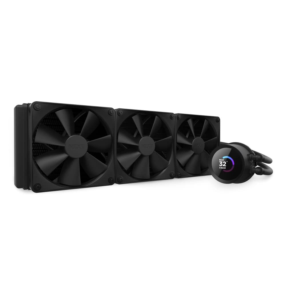 NZXT Kraken AIO CPU Liquid Cooler LCD Black 360mm