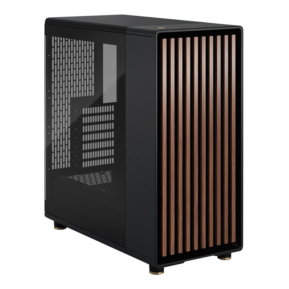 Fractal Design North Tempered Glass Black/Walnut