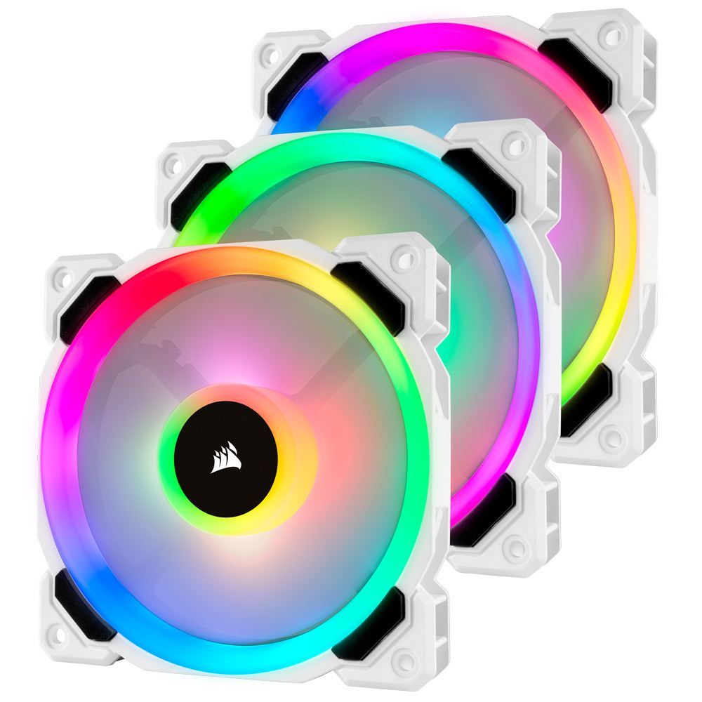 Corsair LL120 RGB Case Fans (3-Pack) White