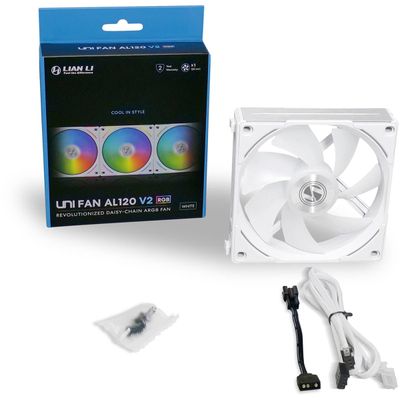 Lian Li Uni Fan AL120 V2 RGB White (Single)