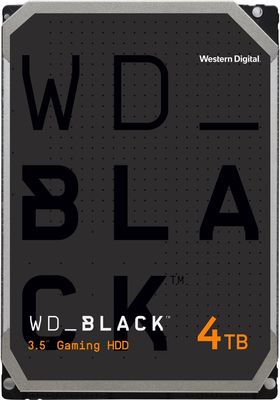 WD Black 4TB Performance Desktop Hard Disk Drive - 7200 RPM SATA 6 Gb/s 64MB Cache 3.5 Inch