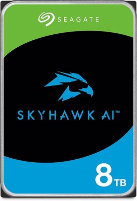 Seagate Skyhawk AI 8TB Surveillance Internal Hard Drive HDD–3.5 Inch SATA 6Gb/s 256MB Seagate Skyhawk AI 8TB Surveillance Internal Hard Drive HDD–3.5 Inch SATA 6Gb/s 256MB
