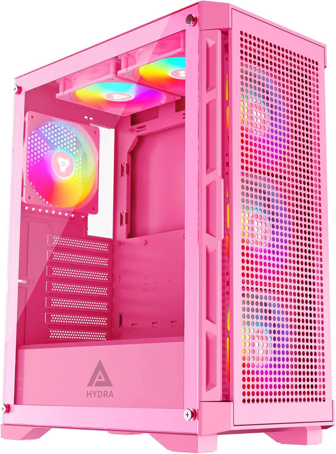 Apevia Hydra-PK Hydra Mid Tower Gaming PC Case