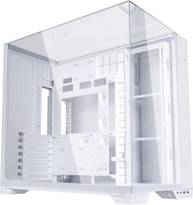 Lian Li O11Vision Compact White-Steel-Tempered Glass ATX Mid Tower Computer Case